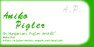 aniko pigler business card